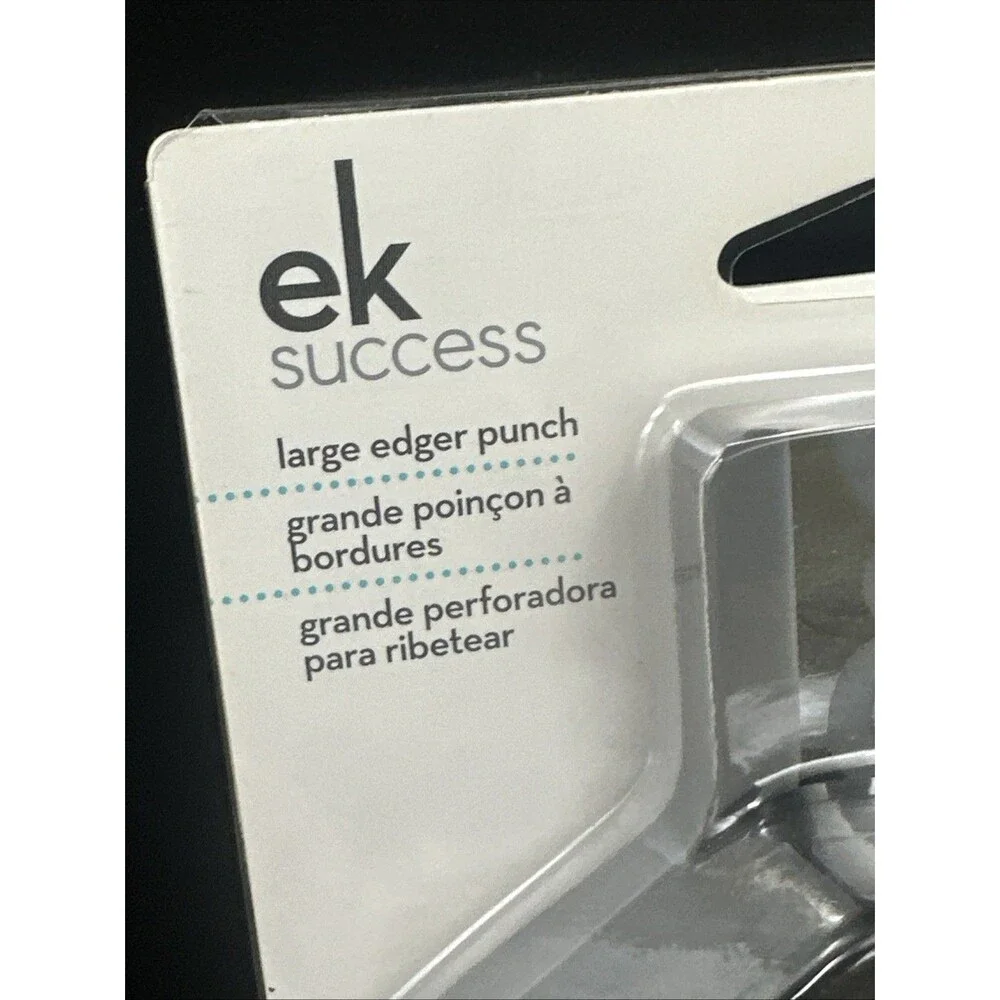 RARE EK Success Large Edger Deep Punch PSN LE Floral Leaf